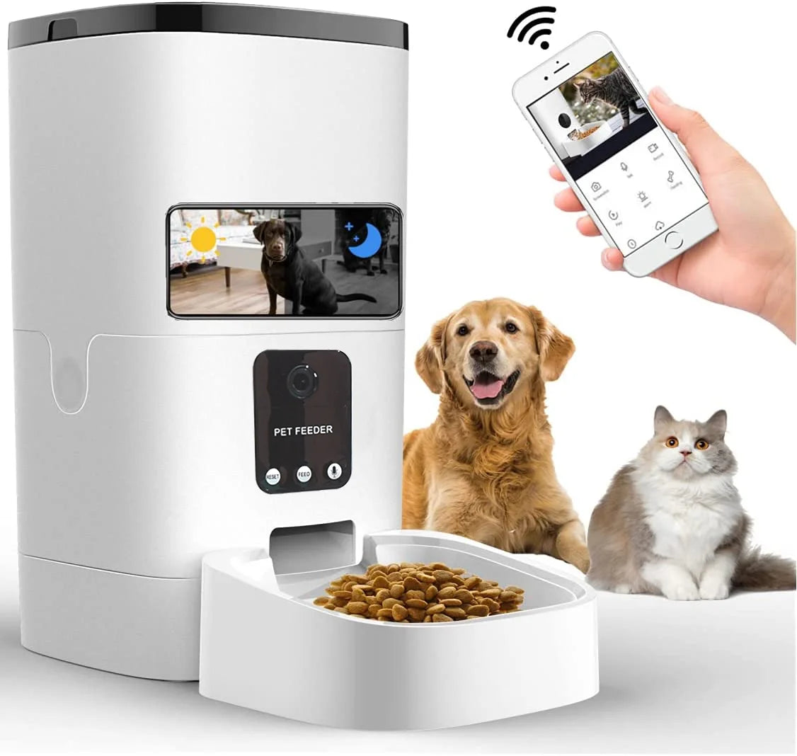 Cat feeder with camera best sale